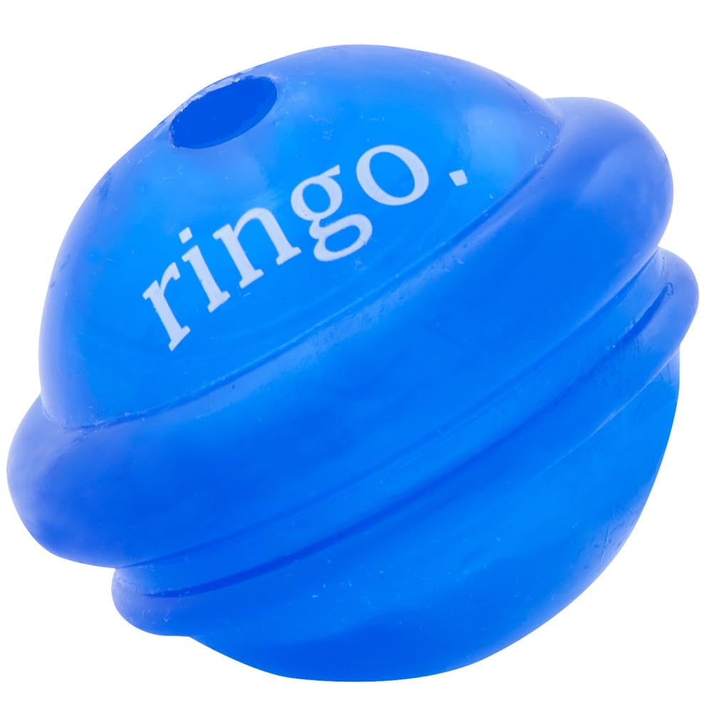 Planet Dog Orbee-Tuff Ringo Saturn Ball Blue Treat-Dispensing Dog Toy