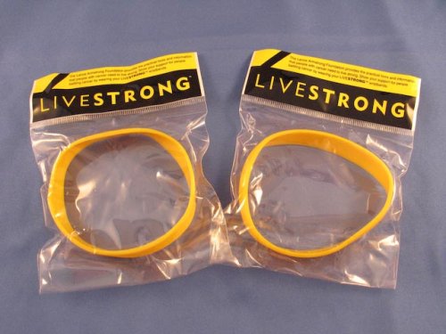 Sealed Livestrong Armstrong Wristband Combo Adult Youth Set in - Main Image