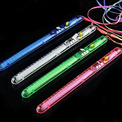 12 x LED Glow Sticks Multi Colour Flashing Blinking Wand for Concert Rave Party by CriTech®