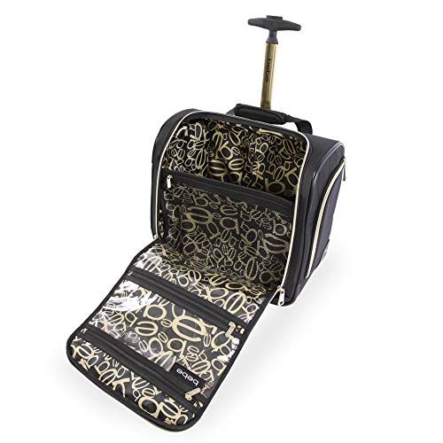 BEBE Women's DanielleWheeled Under The Seat Carry On Bag, Telescoping