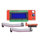 KINGPRINT LCD 2004 Graphic Smart Display Controller Module with Adapter and Cable for 3D Printer