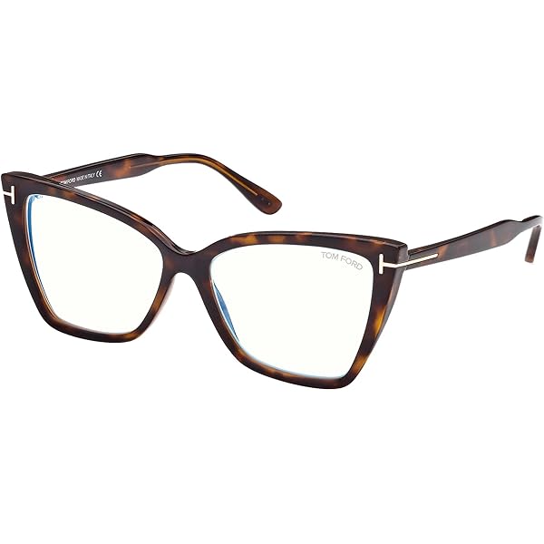 小物 TOM FORD Tom Ford TF5844-B 001 Eyeglasses Frame Women's Shiny Black