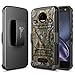 NageBee Moto Z Play Case, Built-in Kickstand Full-Body Shockproof Armor Belt Clip Holster Heavy Duty Rugged Durable Case for Motorola Moto Z Play Droid(2016) -Camo