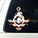 Masonic Square and Compass Bumper Sticker – Perfect For Any Freemason Looking to Show Their Support