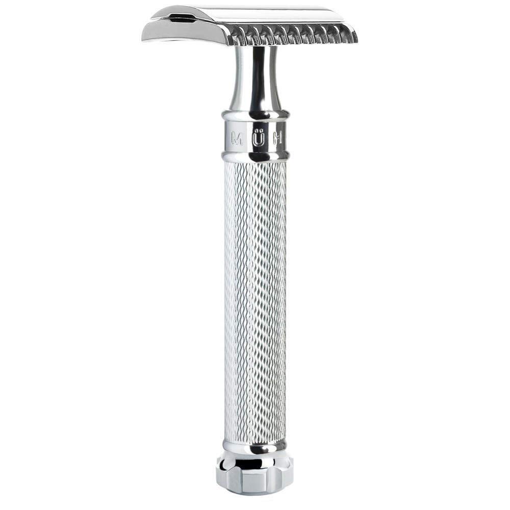 Muehle Safety Razor Twist with Open Comb, Handle Material Chrome-Plated Metal, 1 Pound