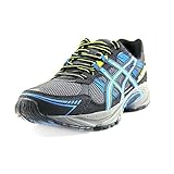 ASICS Women's GEL-Venture 4 Trail Running Shoe (11 B(M) US, Black/Teal/Lime)
