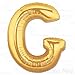 40 Inch Giant Jumbo Helium Foil Mylar Balloons (Premium Quality), Matte Gold, Letter G