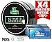 Black Friday Deal | Charcoal Activated Teeth Whitening New Formula Natural Powder Black Powder Organic Toothpaste More Effective -Mint Flavor-With Gift Free 4 Teeth Whitening Strips by OK-Beauty