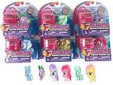 My Little Pony MLP Series 4 Fashems Set of 6 ( Pinkie, Trixie, Spike, Rarity, Flutterfly and Lyra)