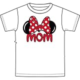 Disney Minnie Mouse Tee Women T Shirt Mom Fan Fashion Top