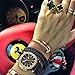 L&H Jewelry - Women's Stainless Steel Nail Love Bangle Bracelet - Rose Gold Color Box Included