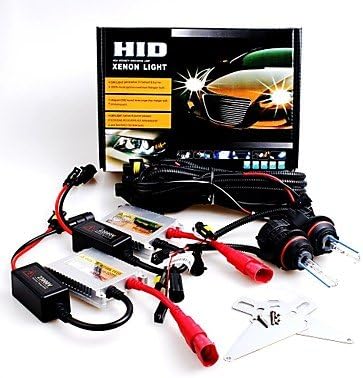 12V 55W 9007 High / Low 6000K Slim Aluminum Ballast HID Xenon Headlights Kit ( Light Source Color : White )