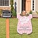 Big Dot of Happiness Hello Little One - Pink and Gold - Party Decorations - It's A Girl Baby Shower Welcome Yard Sign