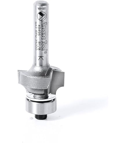 Amana Tool 55407 - Lengüeta Y Ranura Con Punta De Carburo De 2 Piezas X 1-7/8 De Diámetro X 3/4 X 1/2