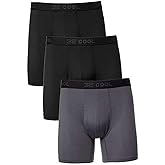 32 DEGREES Cool Men's Boxer Briefs 3Pk Black/Charcoal/Black