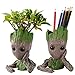 Groot Action Figures Fashion Guardians of The Galaxy Flowerpot Baby Cute Model Toy Pen Pot Best Christmas Gifts For Kids (Thinking tree)