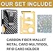 Birsppy Carbon Fiber Slim Wallet | RFID Minimalist Wallet | Carbon Fiber Money Clip | Credit Card Holder Wallet for Men and Women | Fiber Wallets | Slim Wallet | Cash Money Clip | 2020 Version