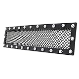 Paramount Restyling 46-0744 Black Stainless Steel Wire Mesh Bumper Grille (Ford F-150 Evolution)