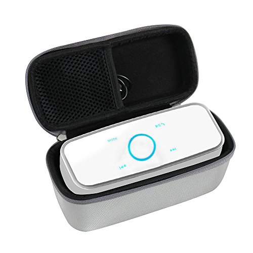 Hermitshell Hard EVA Travel White Case Fits DOSS SoundBox Bluetooth Speaker Portable Wireless Bluetooth 4.0 Touch Speakers