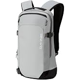Dakine Poacher 14L Ski &amp; Snowboard Backpack with Board Carry | Vertical board and diagonal ski/splitboard carry with snow tool storage and fleece-lined goggle pocket.