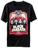 Black Sabbath 'Red Flames' Black T-shirt (Large)