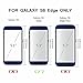 TORU CX PRO Galaxy S6 Edge Wallet Case Dark Blue with Hidden Credit Card Holder ID Slot Hard Cover & Mirror for Samsung Galaxy S6 Edge - Metal Slate