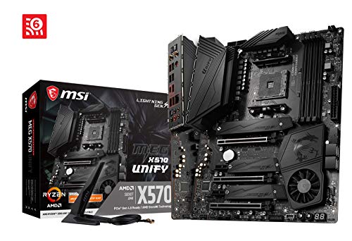 MSI-MEG-X570-UNIFY-Placa-base-AM4-3-x-PCI-E-40-x16-4-DIMMs-DDR4-4600-3-x-Lightning-Gen4-M2-4-x-SATA-6-Gbs