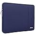 MOSISO Laptop Case 13 inch, 13 inch Laptop Sleeve Compatible with MacBook Air M3 M2 M1 2025-2018 / Pro M2 M1 2025-2016, Polyester Vertical Computer Sleeve Bag with Pocket, Navy Blue