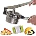 Pro Potato Ricer With Peeler Shredder. Stainless Steel Mashed Potatoes Maker,Press and Mash Foods, Cauliflower Presser, Baby Food Strainer