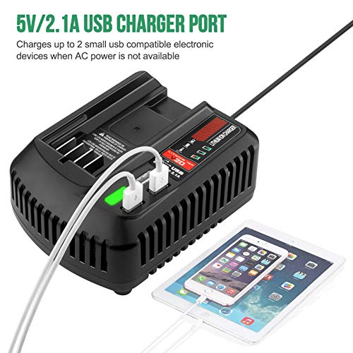 ADVTRONICS 20V V20 Battery Charger CMCB104 Compatible with Craftsman