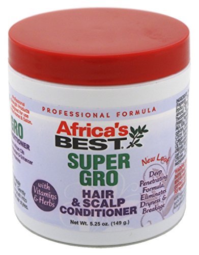 Crème Capillaire à Base De Plantes Africa's Best Super - 149g, Pour Cheveux Secs Et Cassants, Fabriqué Aux USA