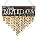 WINOMO Wooden DIY Calendar Hanging Plaque Board Family Birthday Reminder Home Decor