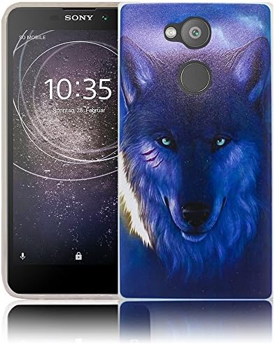 Sony Xperia L2 Wolf Silicone Protective Case Protective Case Mobile Phone Case Cell Phone Case Silicone Case Case Bag Cover Bumper Case Flip smartphone cellphone backcover