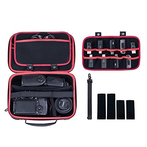 SIMBOOM Elektronik Zubehör Tasche Aufbewahrungstasche Speicher Tragen Beutel-Kasten Reisetasche Mehrfachfunktion… – Bild 7