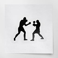 Decal Stickers of Boxers Boxing Silhouette S