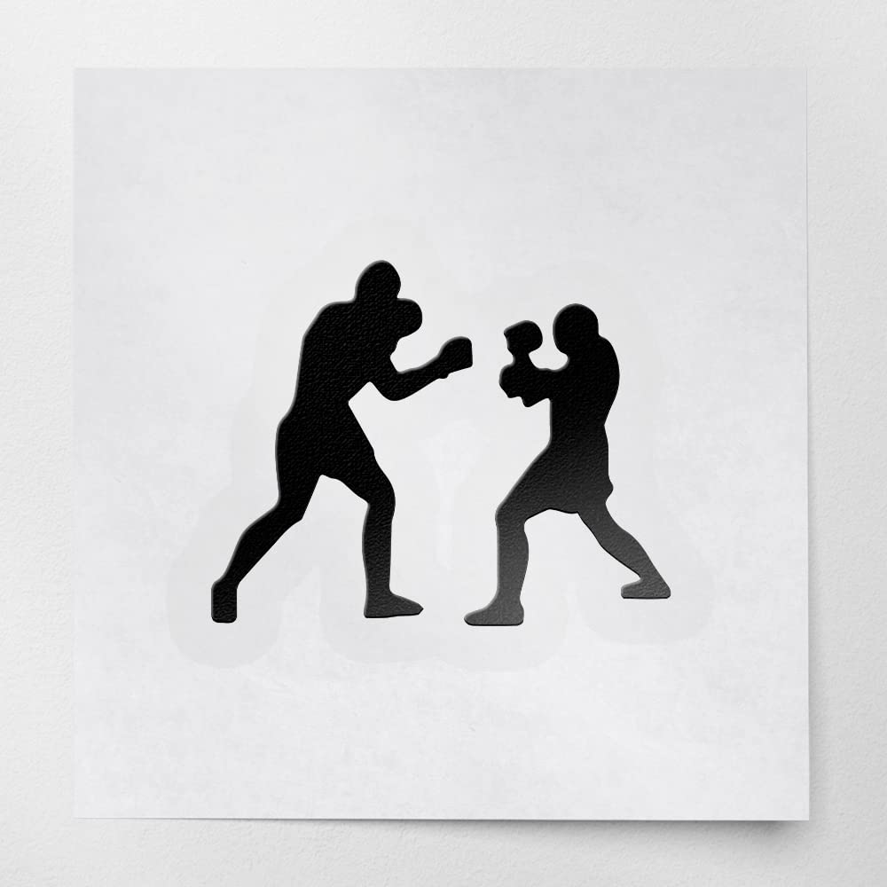 Decal Stickers of Boxers Boxing Silhouette S