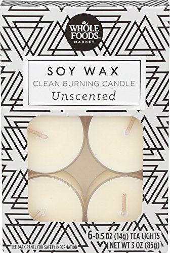 Whole Foods Market, Soy Wax Clean Burning Candle, 0.5 oz, 6 ct