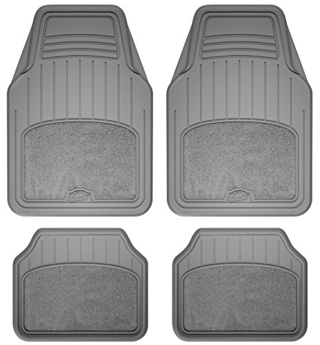 Armor All 78891 4-Piece Grey All Season Carpet & Rubber Floor Mat
