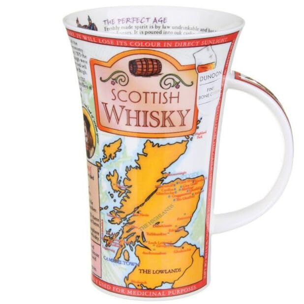 DUNOON Fine China 0.5 Litre Glencoe Scottish Whiskey Mug