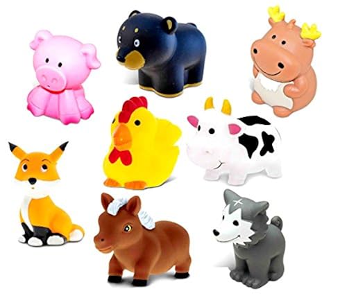 Dollibu Bath Buddies Wild Critters Rubber Squirter Toys Fox