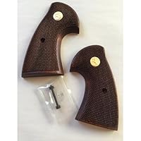 CAW／木製グリップ タナカ パイソン 用（1st チェッカ/メダル）