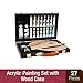 Darice 745566281561 1103-083 Studio 71, 27 Piece Acrylic Painting Set, Wood Box, Brown primary