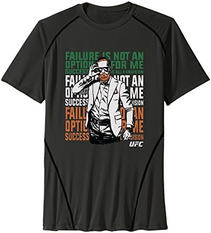 Topneen Men's Conor McGregor UFC Powertrain Performance T-Shirt Black
