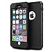 ImpactStrong Compatible with iPhone 6 Waterproof Case [Fingerprint ID Compatible] Slim Full Body Protection - Black