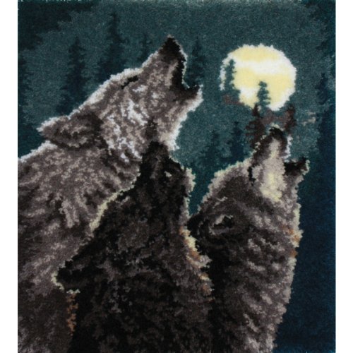 M.C.G. Textiles #37778 Latch Hook Kit, 30 by 32-Inch, In Harmony