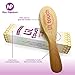 #1 Lil Touch Baby Hair Brush - 100 % Natural Organic Goat Hair, Soft Fine Bristles, Eco Friendly Wooden Handle – Best For Newborns, 1 Year Olds, Cradle Cap ~ Satisfaction Gauranteed