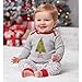 Mud Pie Baby Two Piece Playwear Set Boy, First Christmas, 6-9 Months