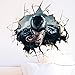 Letitia Matthew 3D Venom Wall Stickers Decal for Kids Room PVC Cartoon Bedroom Wall Decor 45×45 cm, Removable