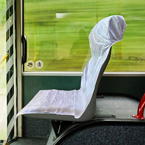 Seat Covers For Airplane, 2 Pcs Non-Woven Fabric Disposable Airplane Seat Covers, Universal Chair Covers For Theater… - Afbeelding 8