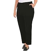 Hilary Radley Women's Mid-Rise Faux Suede Pull On Pants